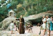 Benedito Calixto The groot of Friar Palacios oil painting